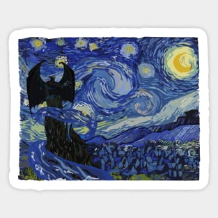 Starry Night on Bald Mountain Sticker